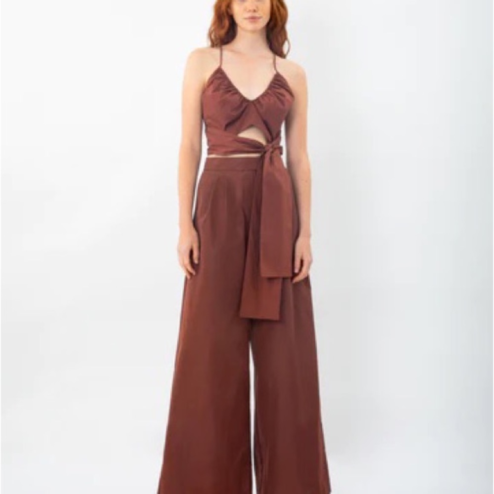 NWT Tanya Taylor Kenia Pant in Cinnamon Size 4